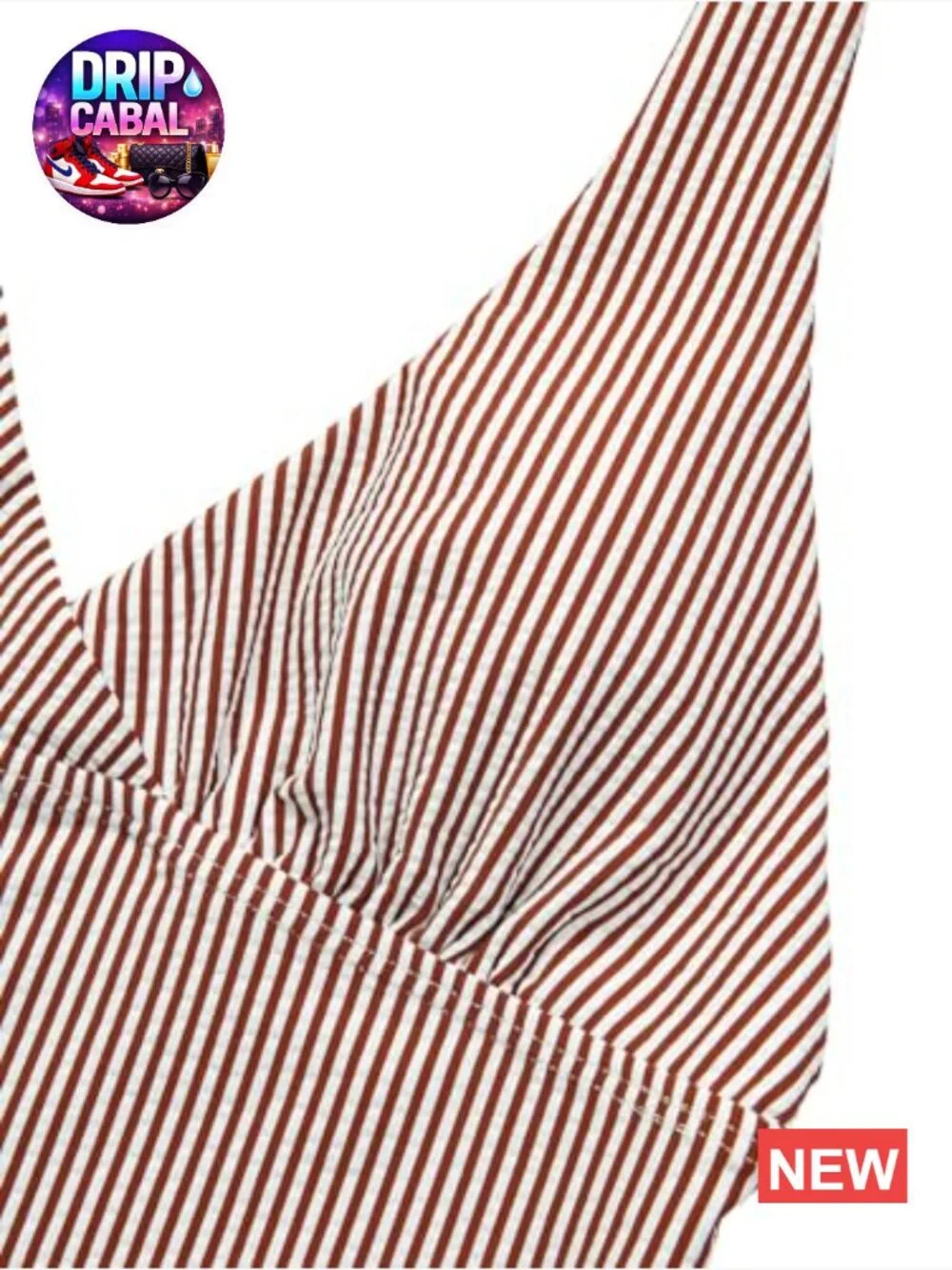 Wave Textured Halter Tie Side Two Piece Tankini Set